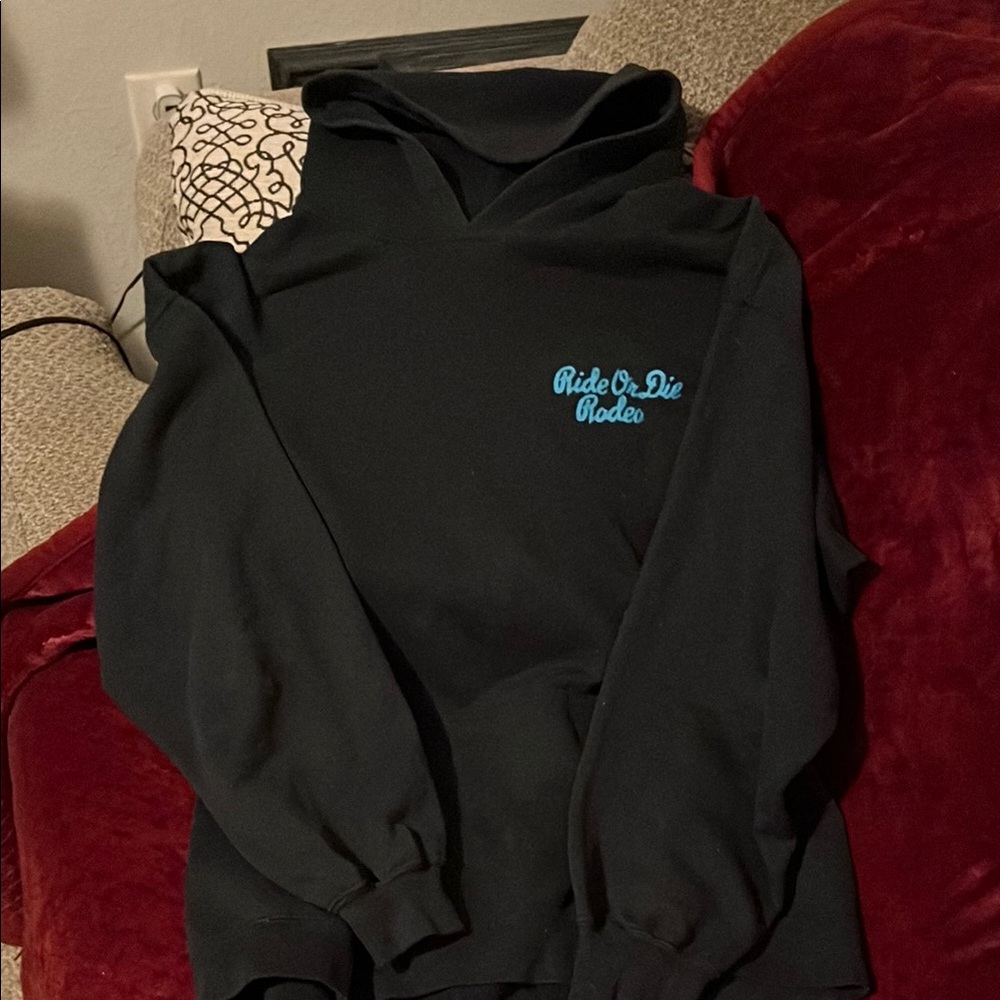 Empyre Black Hoodie with Gray Logo